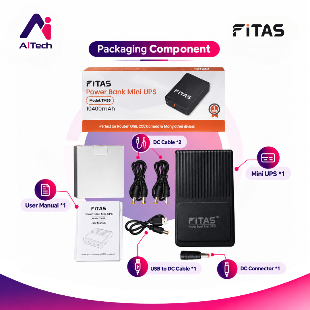 Picture of FiTAS TM55 DC Mini UPS 5V 9V 12V