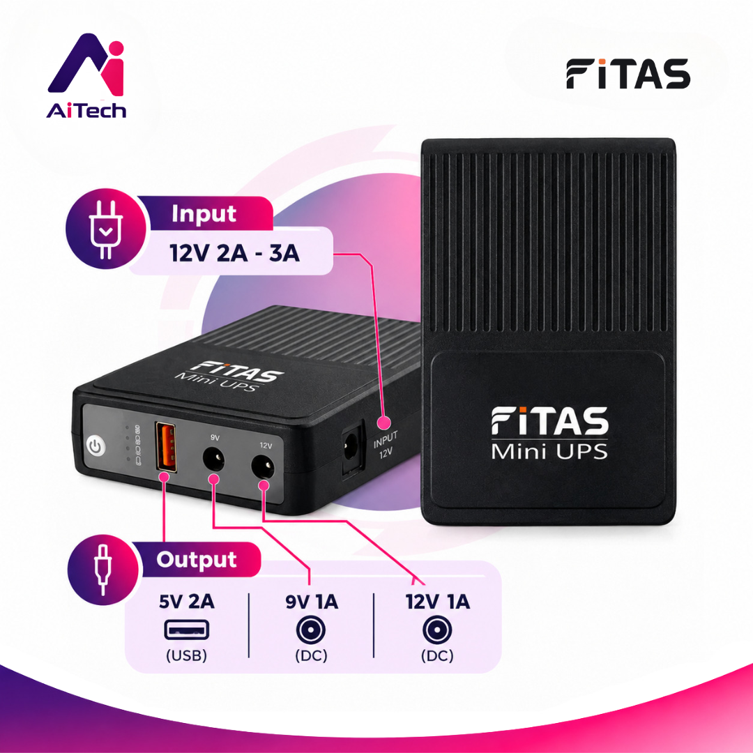 Picture of FiTAS TM55 DC Mini UPS 5V 9V 12V