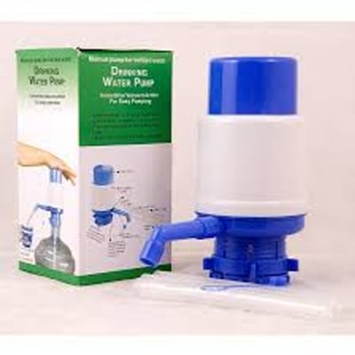 Picture of Water Pump hand press Dispenser for Drinking Bottle Can for Home Office Outdoor (Supports All Brand Bottle)