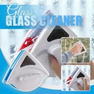 Picture of Magnetic Window Cleaner Double Side Window Cleaning Tool Magnetic Glass Cleaner for 20-30MM Double Layer Windows Anti Drop Scratch Free for High House Office Glass Windows