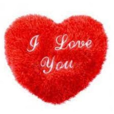 Picture of Valentine Heart Shape Pillow - Gift Box - gift box-Red