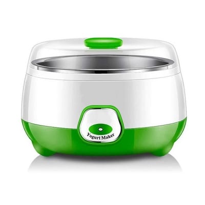 Picture of Automatic Stainless Steel - ABS + PP - 220-240V - 15W - 1L Capacity - On/Off Switch - Light Indicator - 7-9 Hours Preparation Time - Doi Yogurt Maker-Multicolor