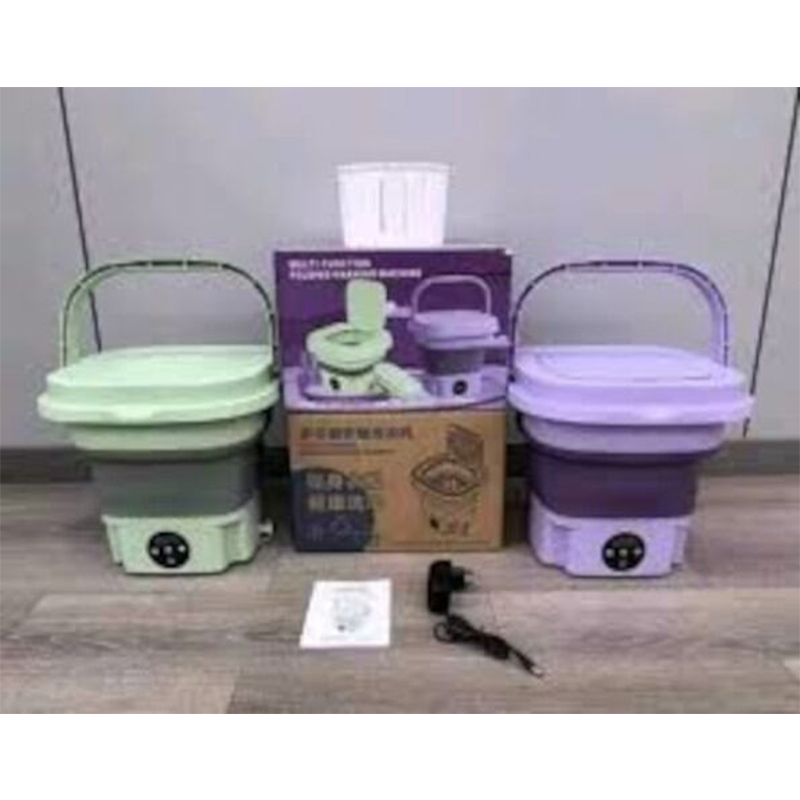 Picture of Foldable Mini Washer and Dryer Portable mini washing machine-Multicolor