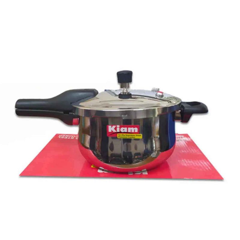Picture of Kiam Stainless Steel Pressure Cooker 4.5 Ltr IB (induction bottom)-Multicolor