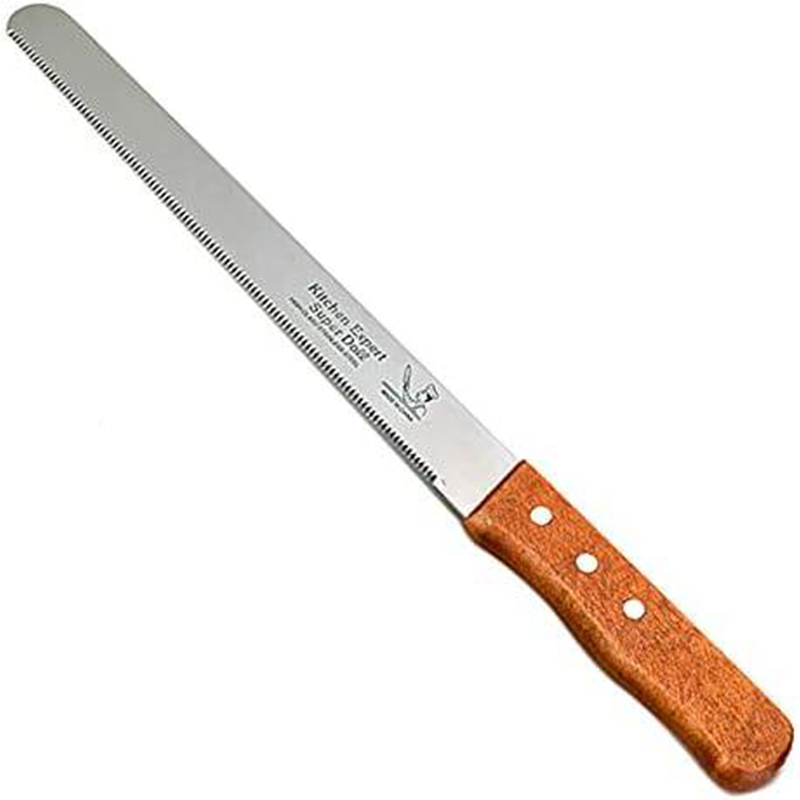 Picture of Cake & Bread Cutter - Wooden 10" Size - Handy Tool For Precise Slicing Of Baked Goods-Multicolor