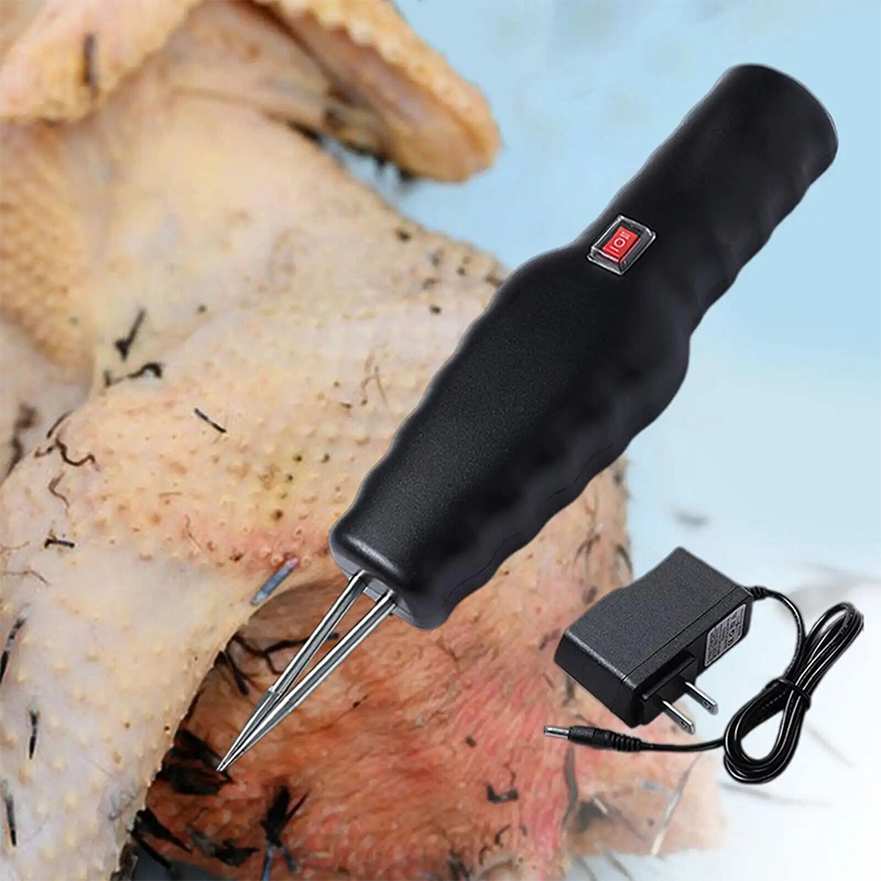 Picture of Feather Plucker Electric Poultry Feather Plucker Handheld Chicken Plucker Full Automatic Duck Goose Feather Removing Machine AU Plug 100‑240V Plug-Multicolor