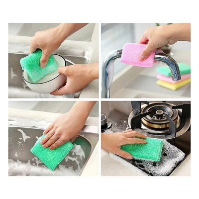 Picture of Kitchen Lusni Standard Quality (4 pcs) And Dish Washer (4 pcs) combo set-Multicolor