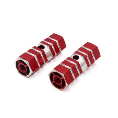Picture of Bicycle Aluminium Bike Foot Pegs 2 pcs 9mm thread - Black
