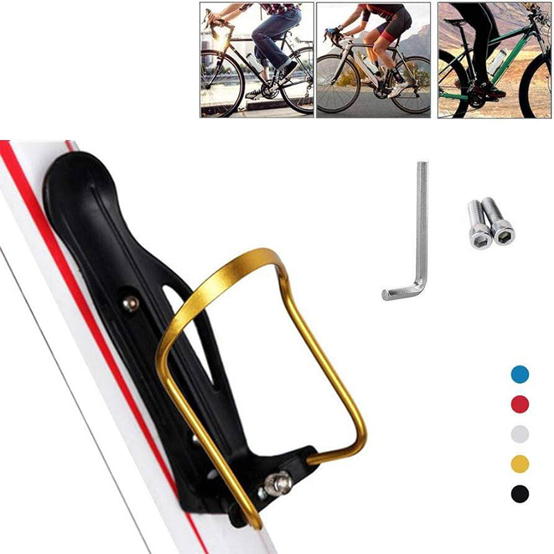 Picture of Aluminium Bicycle cycling Water Bottle Rack Holder Cycling Bottle Cage - Black