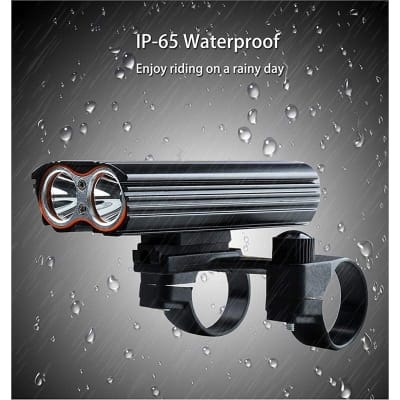 Picture of Bicycle front light Duel Face  High Brightness - Black