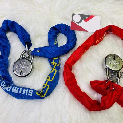 Picture of Bicycle Shikol with Lock with Cover - Secure and Convenient Bicycle Lock with Protective Cover - Multicolor