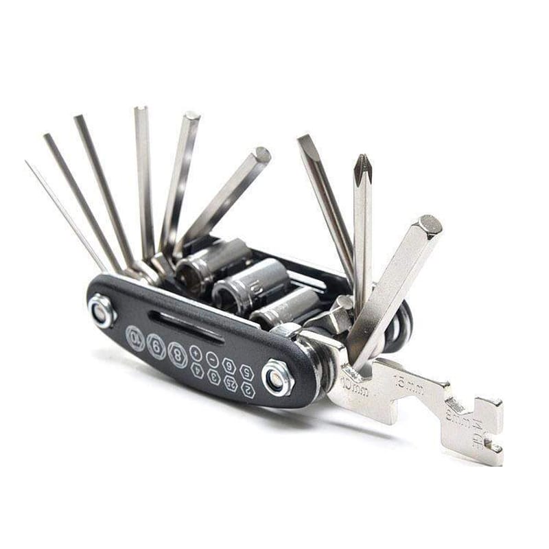 Picture of 16 in bike pocket repair tools - Black