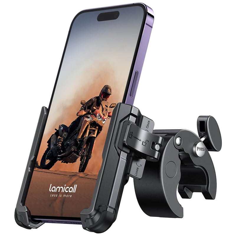 Picture of Universal Mobile phone Holder for Motorbike or bike - Black