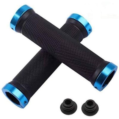 Picture of Bicycle Road Mountain  Bike Handel Double lock on Aluminium Alloy Bike Handelbar hand cover - Black