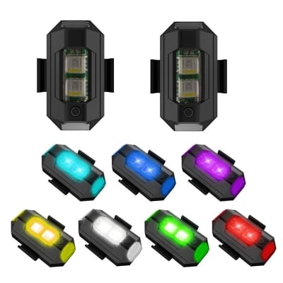 Picture of 7 Colour Bicycle Flashing Taillight - Stay Visible And Safe With Multicolor Bike Rear Light - Multicolor