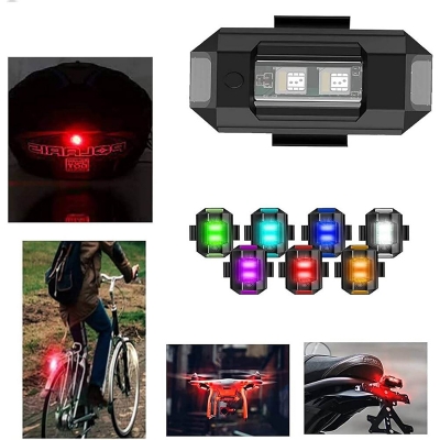 Picture of 7 Colour Bicycle Flashing Taillight - Stay Visible And Safe With Multicolor Bike Rear Light - Multicolor