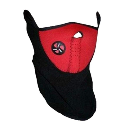 Picture of Winter Mask For Bike Rider - Black and Red