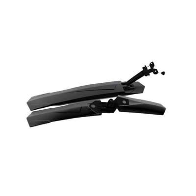 Picture of Bicycle Folding Front & Rear Mudguard Set - Black
