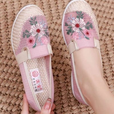 Picture of Light Pink Sneaker Net Fabric