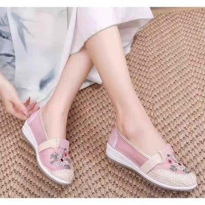 Picture of Light Pink Sneaker Net Fabric