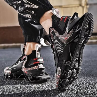 Picture of Men Sneakers - Black Glass Sole