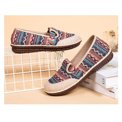 Picture of Girls Flower Print Sneaker-Rose Gold