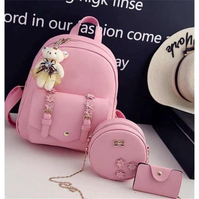 Picture of Girls Pretty Pink Bag Set
