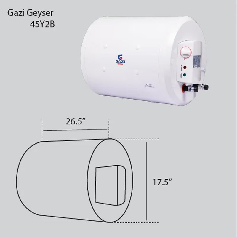 Picture of 45 Litre Gazi Geyser- (45Y2B)