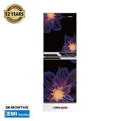 Picture of MYONE 225 Liter Frost Elegant Magnolia Black Full Match Refrigerator (MY-2B5G)