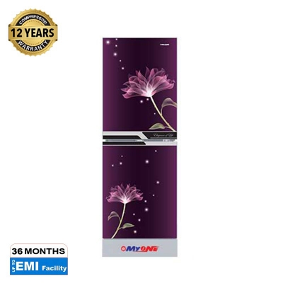 Picture of MYONE 256 Liter Frost Perfume Lily Black Match Bottom Mount Refrigerator (MY-2E6G)