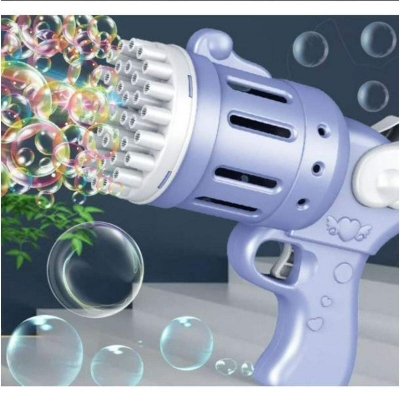 Picture of 40 Hole Angel Bubble Machine Children's Automatic Bubble Gun