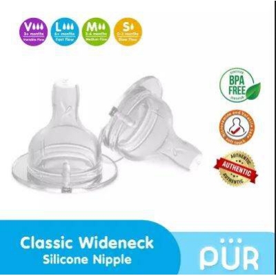 Picture of Pur Comfort Feeder S/N Nipple (2pc-M) - (1612) - White