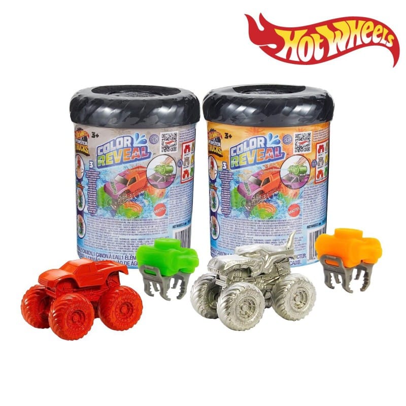 Picture of HOT WHEELS HJF39 Monster Trucks Color Reveal Water Blaster Assortment