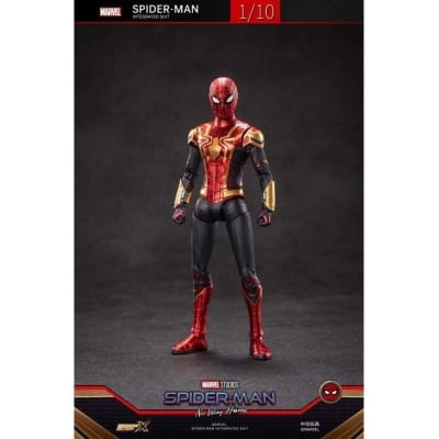Picture of Genuine Marvel Spider-Man toy figure Avengers Alliance red financial suit model movable doll boy - Red