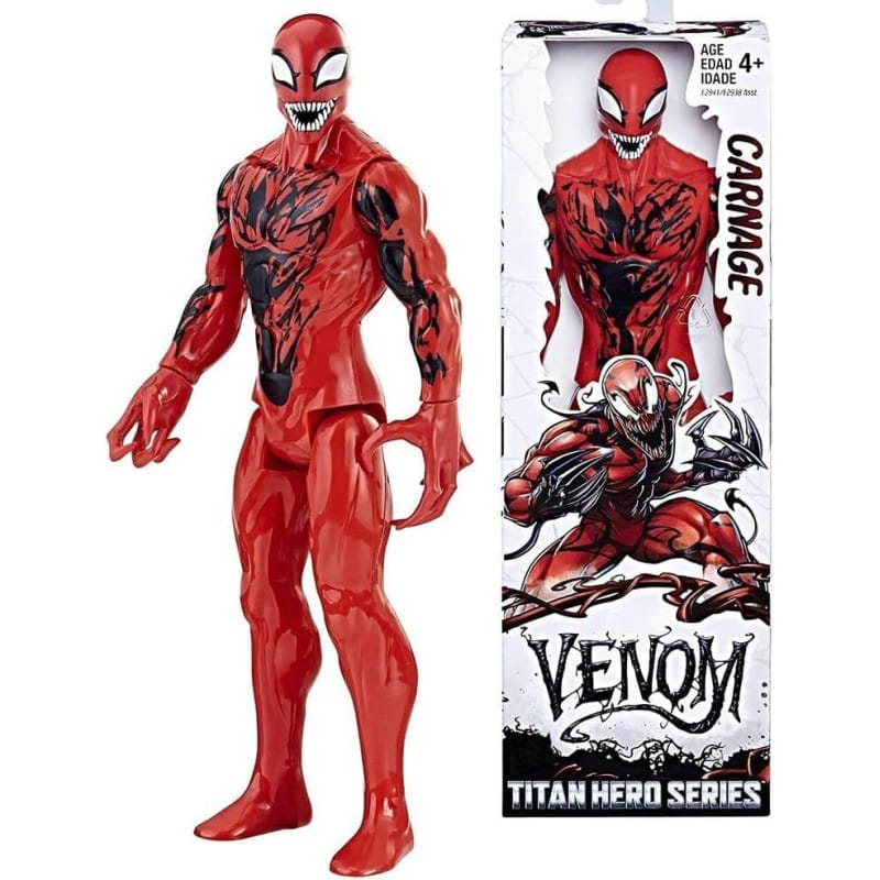 Picture of Marvel Venom Titan Hero Series 12-inch Carnage Figure - Red