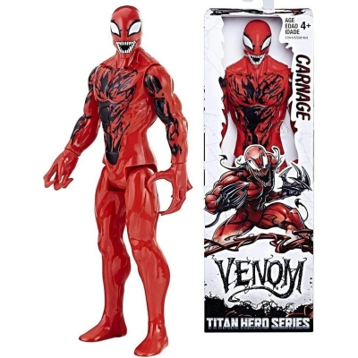 Picture of Marvel Venom Titan Hero Series 12-inch Carnage Figure - Red