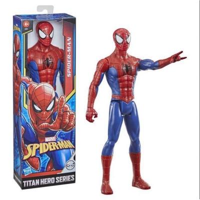 Picture of Marvel Titan Hero Series Spider-Man Action Figure (12 Inch)- Hasbro - Red