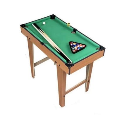 Picture of multifunctional wooden tall feet pool billiard table from chenghai 6060J