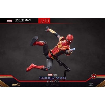 Picture of Genuine Marvel Spider-Man toy figure Avengers Alliance red financial suit model movable doll boy - Red