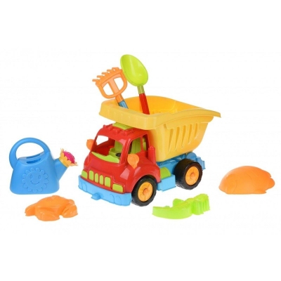 Picture of Sand play set Same Toy Truck 6 units red (967Ut-1) - Red