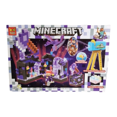 Picture of GT-113 Building blocks toys compatible with Minecraft 379 pcs - Multicolor