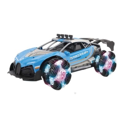 Picture of Remote Control Car Toy 1:12 RC Drift Spray Light Stunt High Speed Vehicle 360° Spins Stunt Wheel with Lights Rechargeable Cars Gift for 6+ Boys & Girls