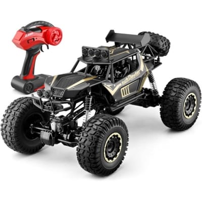 Picture of Jack Royal 1/8 Scale Large RC Truck 4WD High Speed Rock Crawler RC Monster Truck, 2.4Ghz All Terrain Remote Control Car Off Road RTR for Kids and Adults Gifts - Multicolor