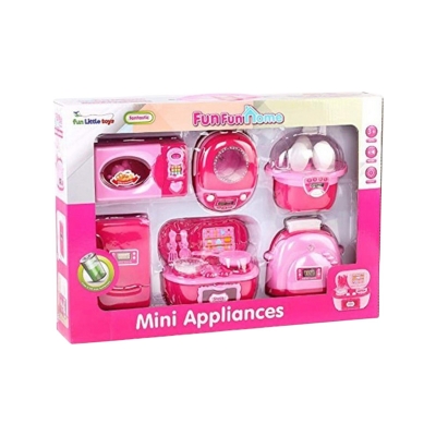 Picture of Home Appliances Mini Perabotan -6pes toys for kids - Pink