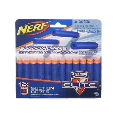 Picture of Nerf N-Strike Elite Universal Suction Darts, 12-Pack - Blue