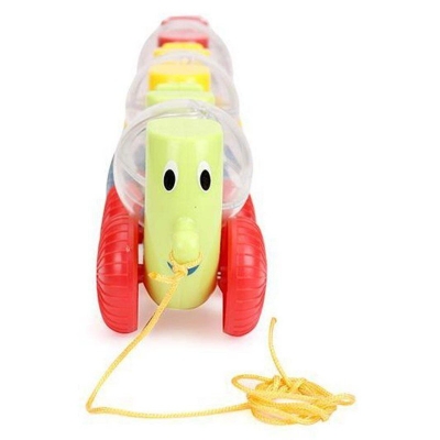 Picture of Funskool Giggles Stackin & Linkin Pull Along Caterpals Toy - Multicolour