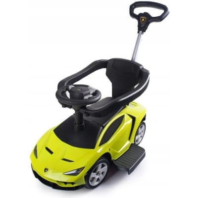 Picture of Baby Car 3 in 1 Kids Ride on Car Push & Pull Lamborghini Centenario with Multifunctional Parental Handle Bar & Music Perfect Gift for Children