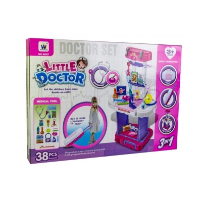 Picture of 3-in-1 Little Doctor Set Toy 38 Pieces - Multicolor