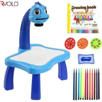 Picture of New Princess Projector Painting Drawing Activity Kit Table Set For Children
