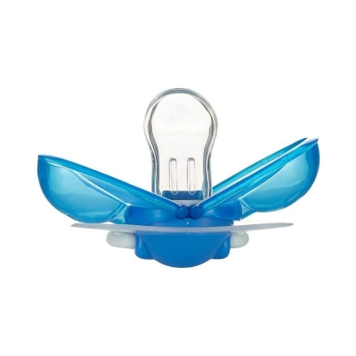 Picture of Farlin Auto Close Silicone Rubber Pacifier 6M+